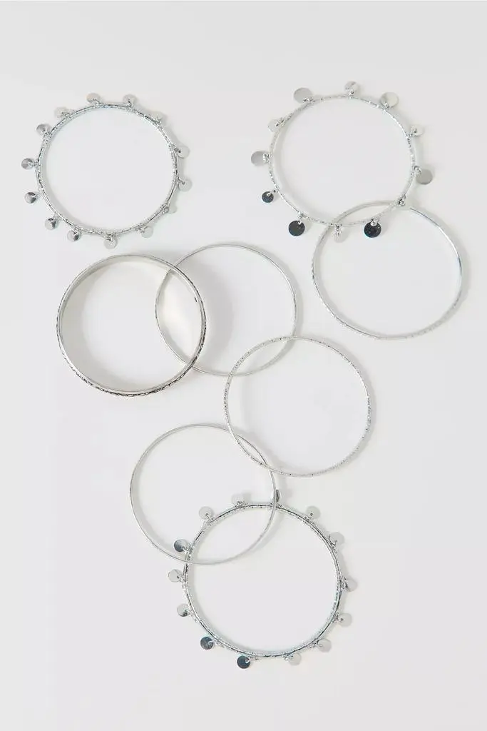 Urban Outfitters Stacked Boho Bangle Bracelets Set