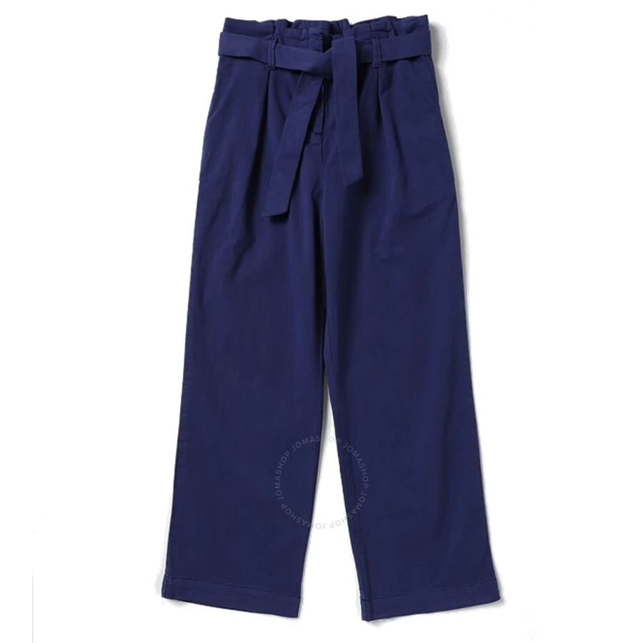 Bonpoint Girls Blue Intense Natalia Paperbag Pants 1