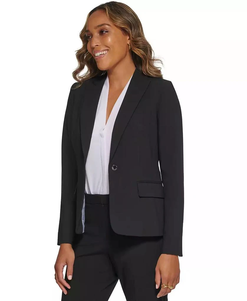 Calvin Klein Women's One Button Blazer 3