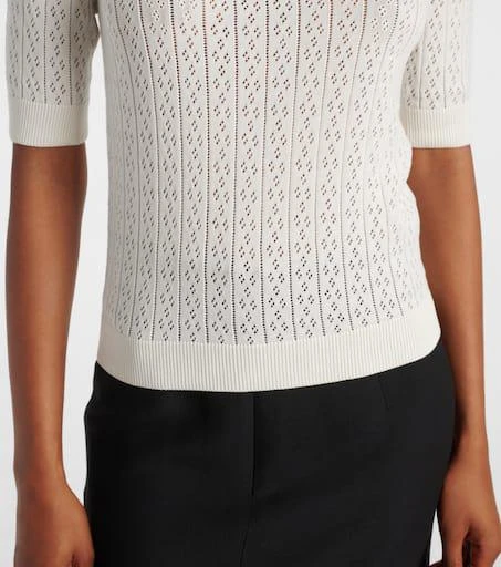 Valentino Crystal-embellished cotton sweater 5