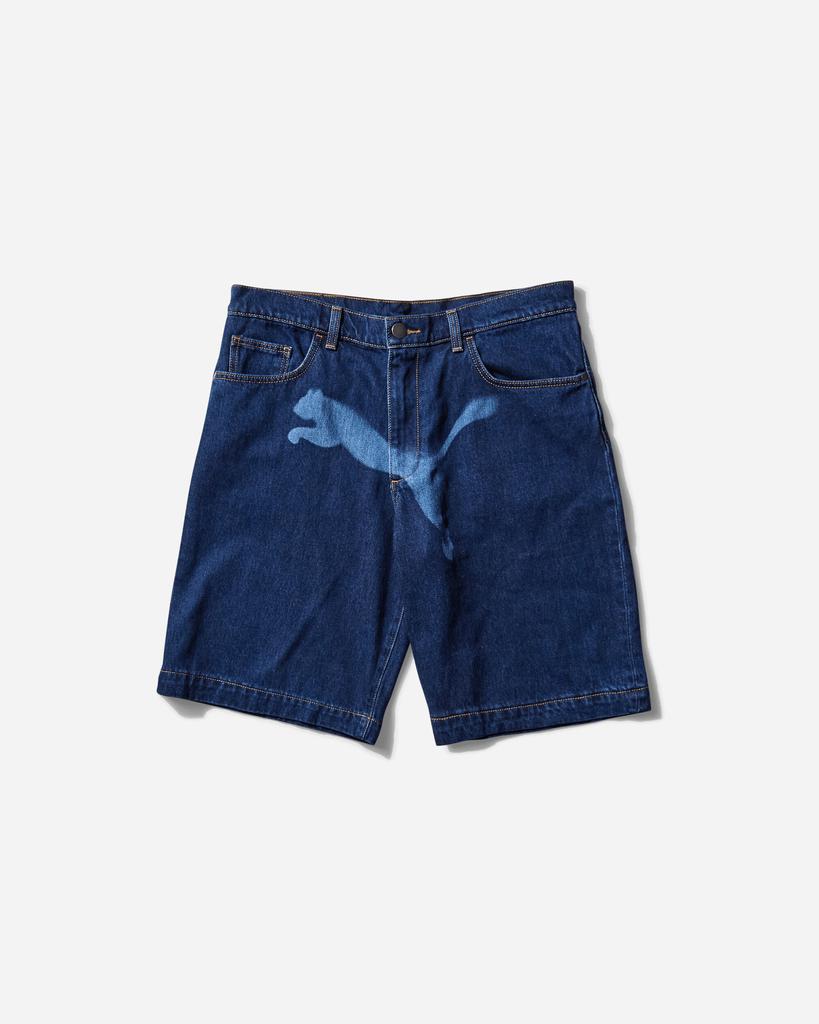 Puma Men's A$AP Rocky Denim Shorts Dark Washed
