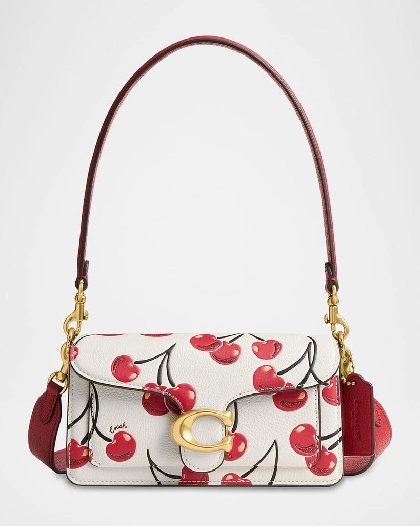 Coach Tabby 20 Cherry-Print Leather Shoulder Bag 1