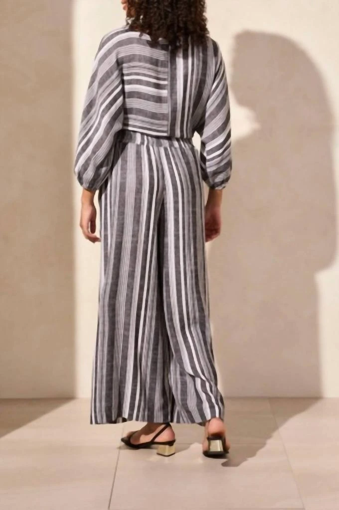 Tribal Tribal - Pull-on Flowy Wide Leg Pants With Pockets 2