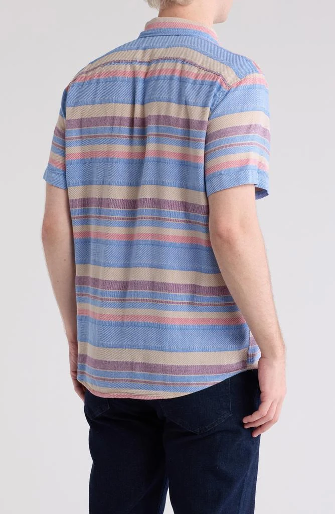 Original Penguin Stripe Dobby Short Sleeve Button-Up Shirt 2