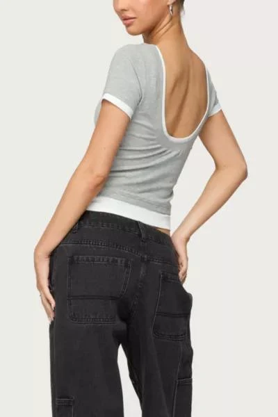 Edikted Edikted Julietta Contrast Layered T Shirt 3