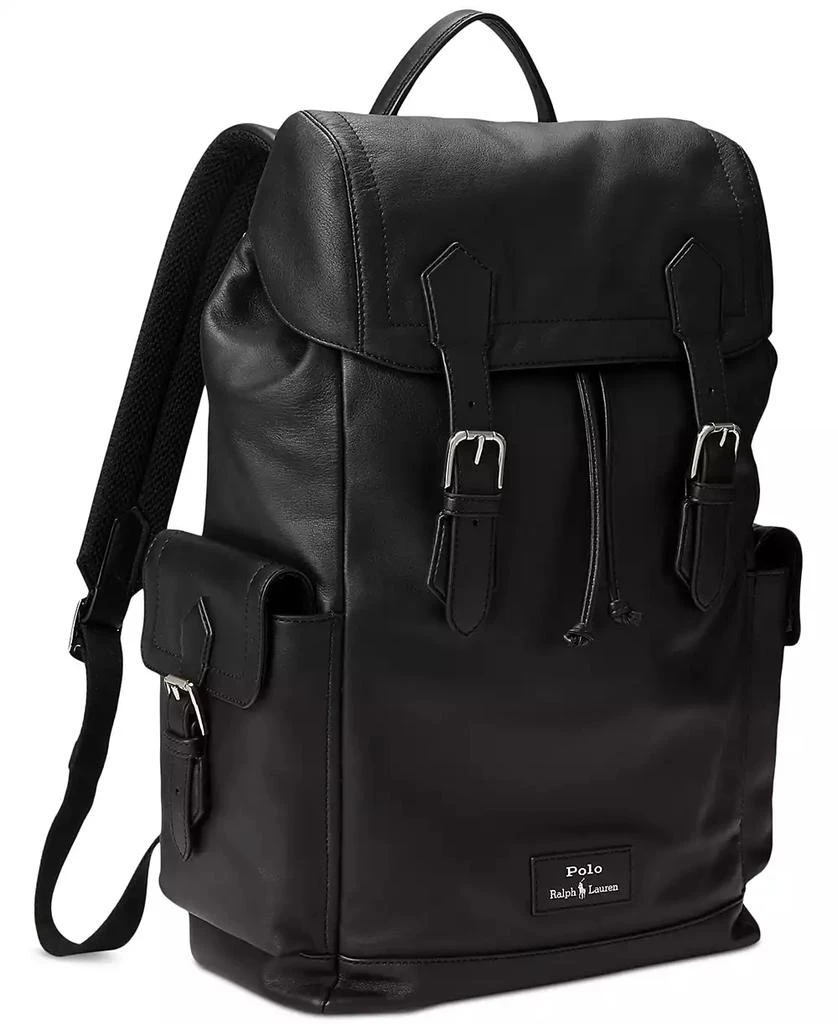 Ralph Lauren Men's Smooth Leather Backpack 3
