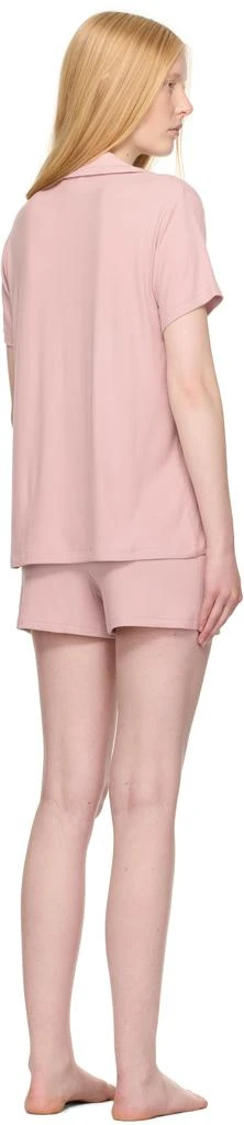 SKIMS Pink Soft Lounge Short Sleep Pyjama Set 3