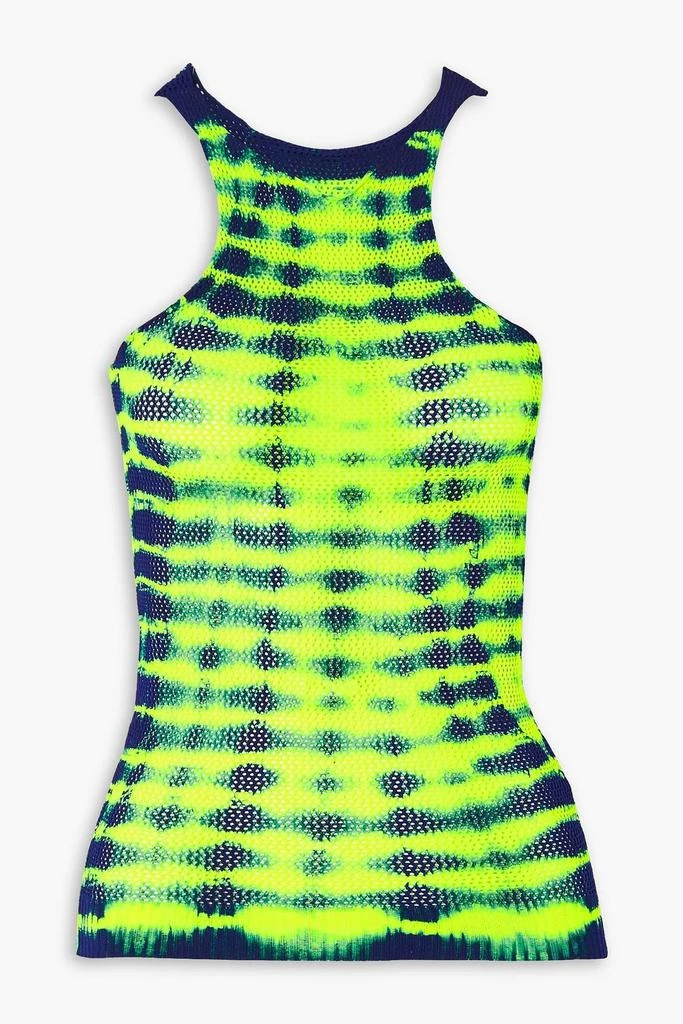 AGR Tie-dyed open-knit tank 1