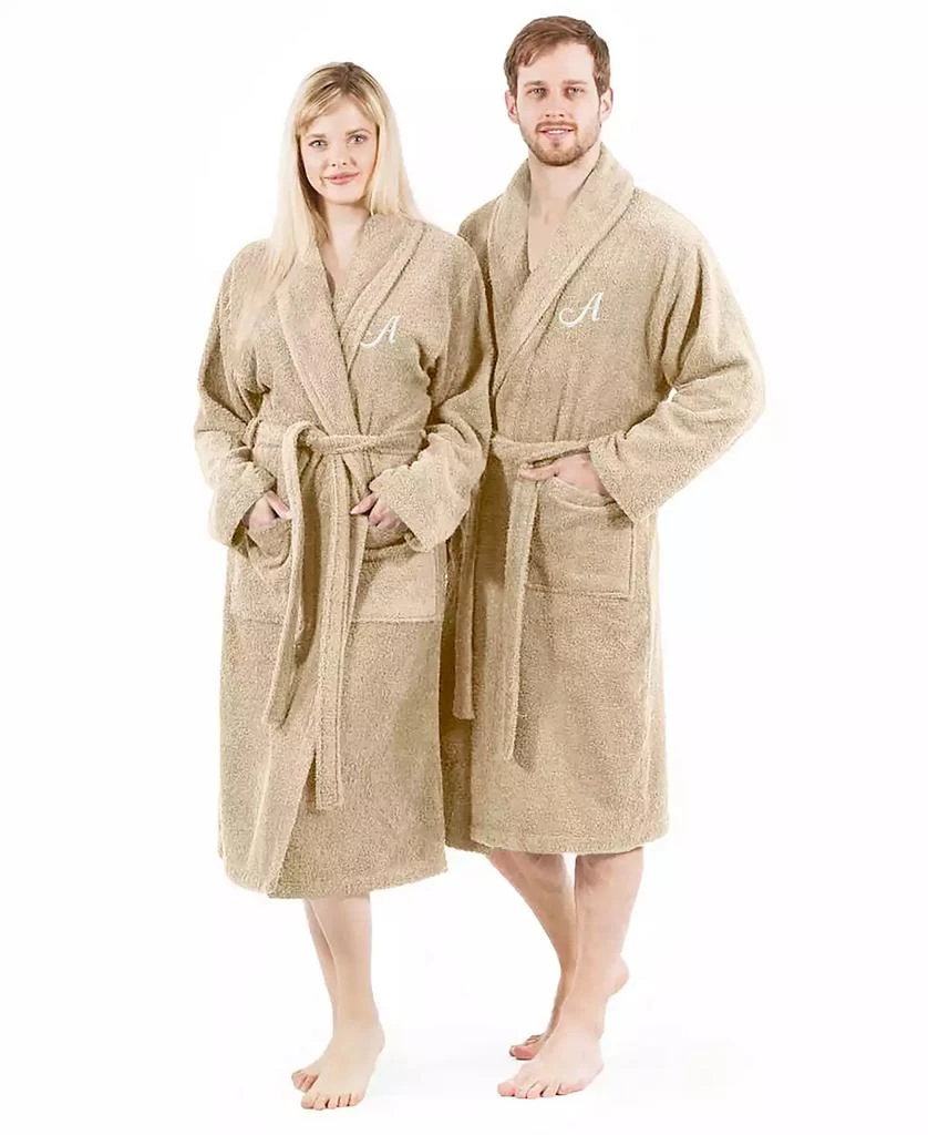 Linum Home Textiles Linum Font 100% Turkish Cotton Unisex Terry Bathrobe 3