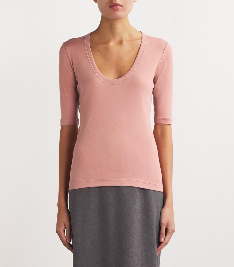 Tシャツ・カットソー FABIANA FILIPPI TOP (TPD265F302L222) Fabiana Filippi Cotton T-shirt | Women's Clothing | Vitkac