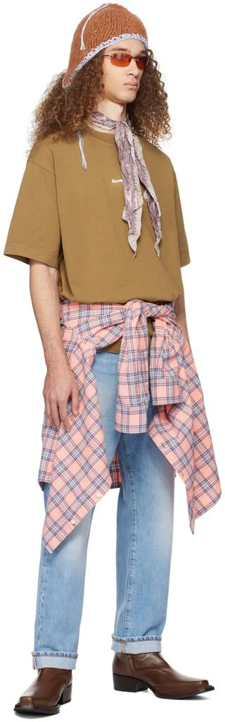 Acne Studios Brown Printed T-Shirt 4