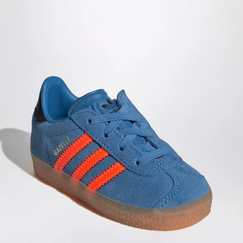 Adidas Gazelle Focus Blue/Solar Orange Sneaker with elasticated laces 2