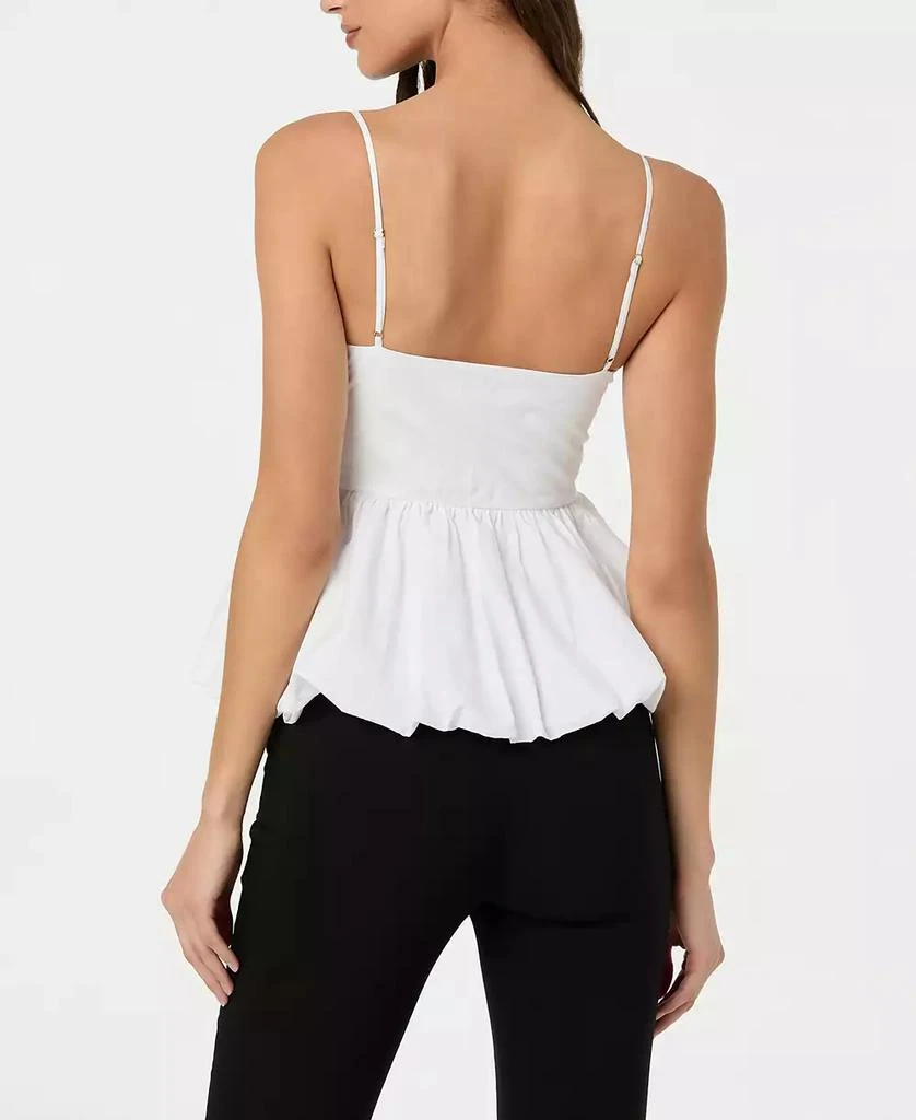 ASTR Women's Twist-Front Bubble-Hem Top 5
