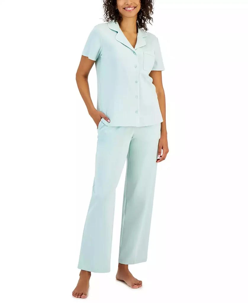 Charter Club Women's 2-Pc. Notched-Collar Pajamas Set, Created for Macy's 1