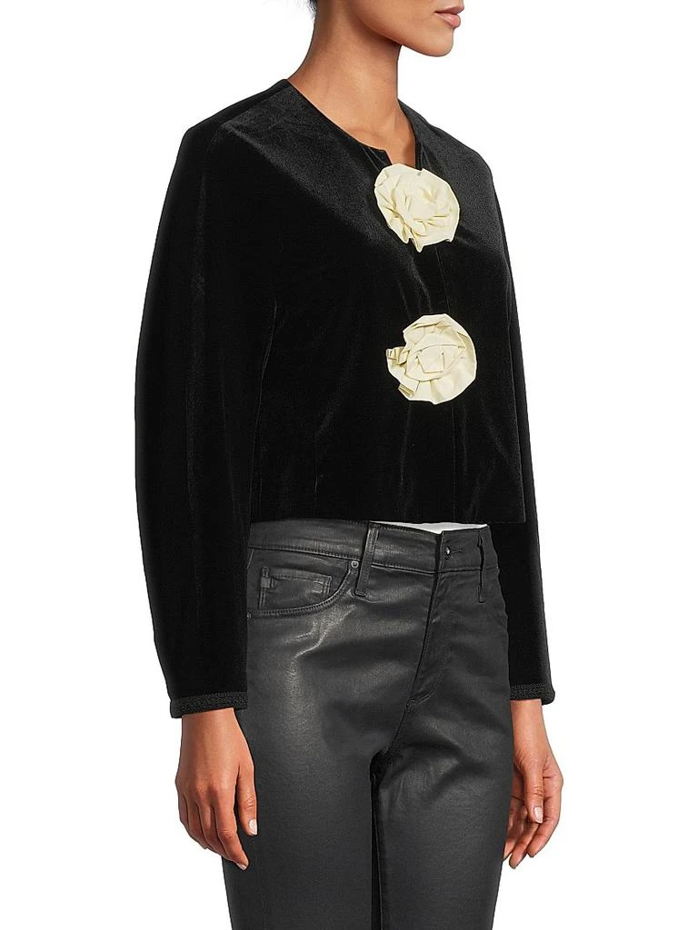 Ciao Lucia Javiera Rosette Velvet Jacket 4