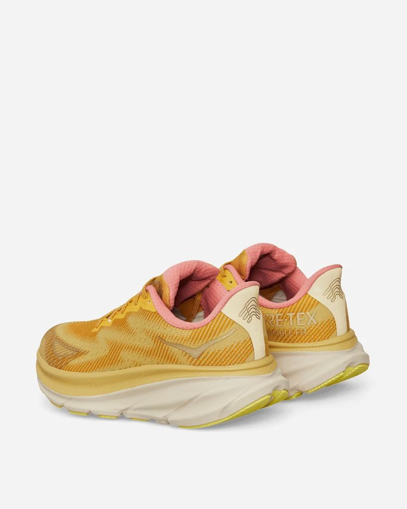 Hoka One One Stealth/Tech Clifton 9 GORE-TEX Sneakers Varsity Yellow / Vanilla 4