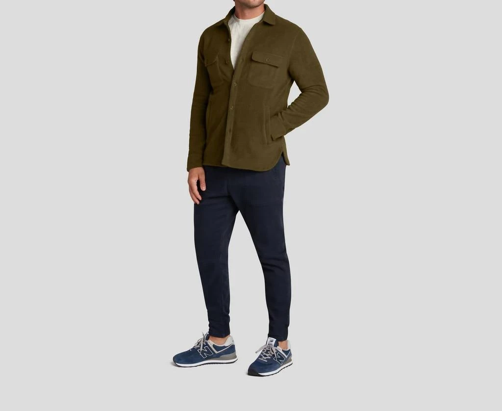 Grayers Micro Fleece Cpo Jacket In Loden 2