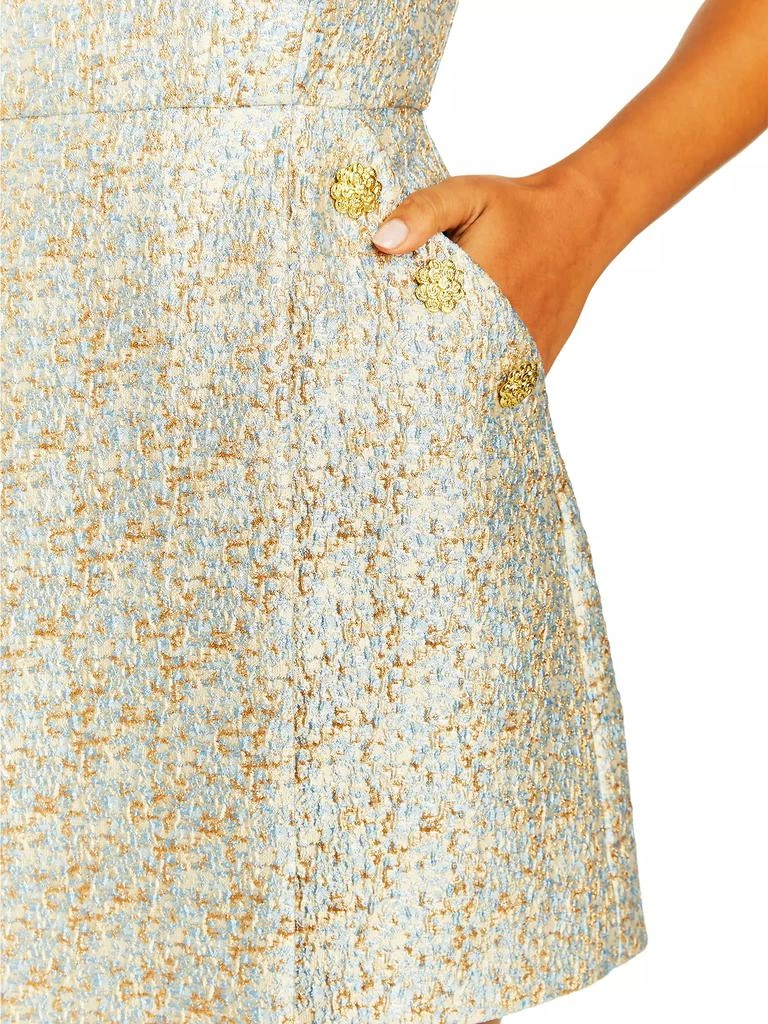 Mestiza New York Chianti Jacquard Minidress 6