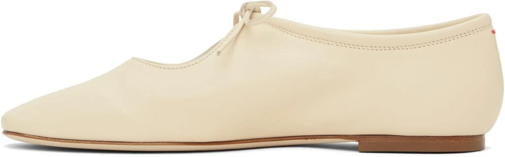 AEYDE Beige Della Ballerina Flats 3