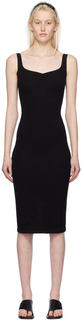 Gil Rodriguez Black Corazon Midi Dress