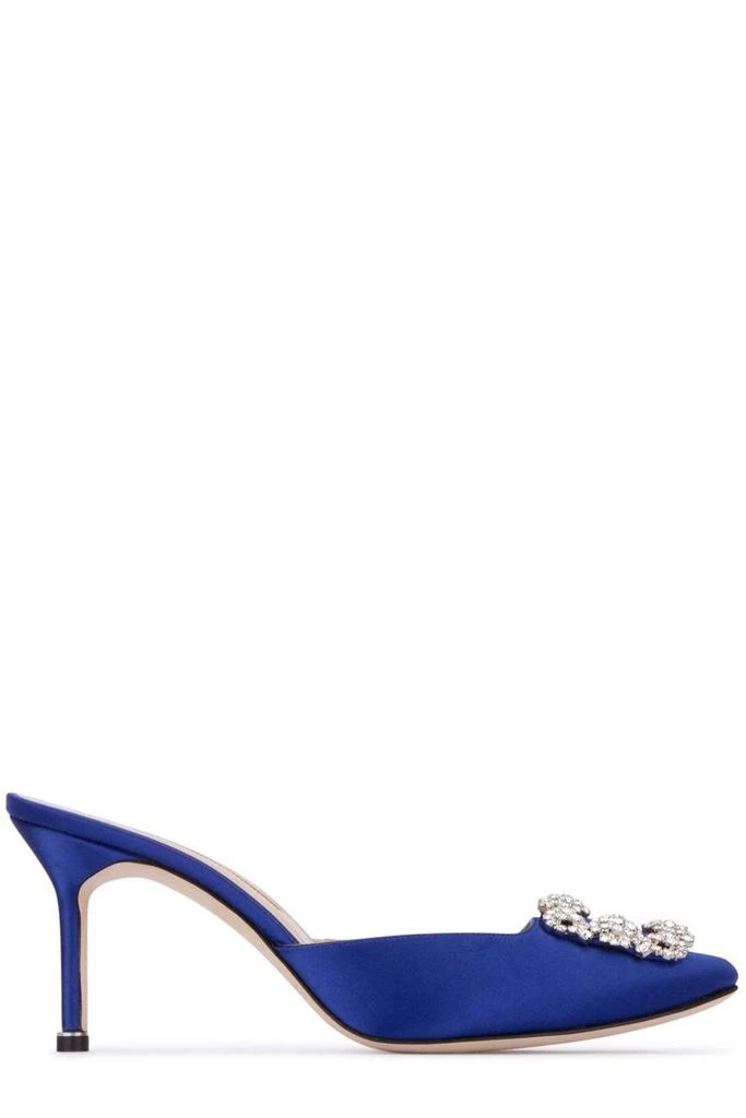 Manolo Blahnik Manolo Blahnik Hangisi Pointed Toe Mules 1