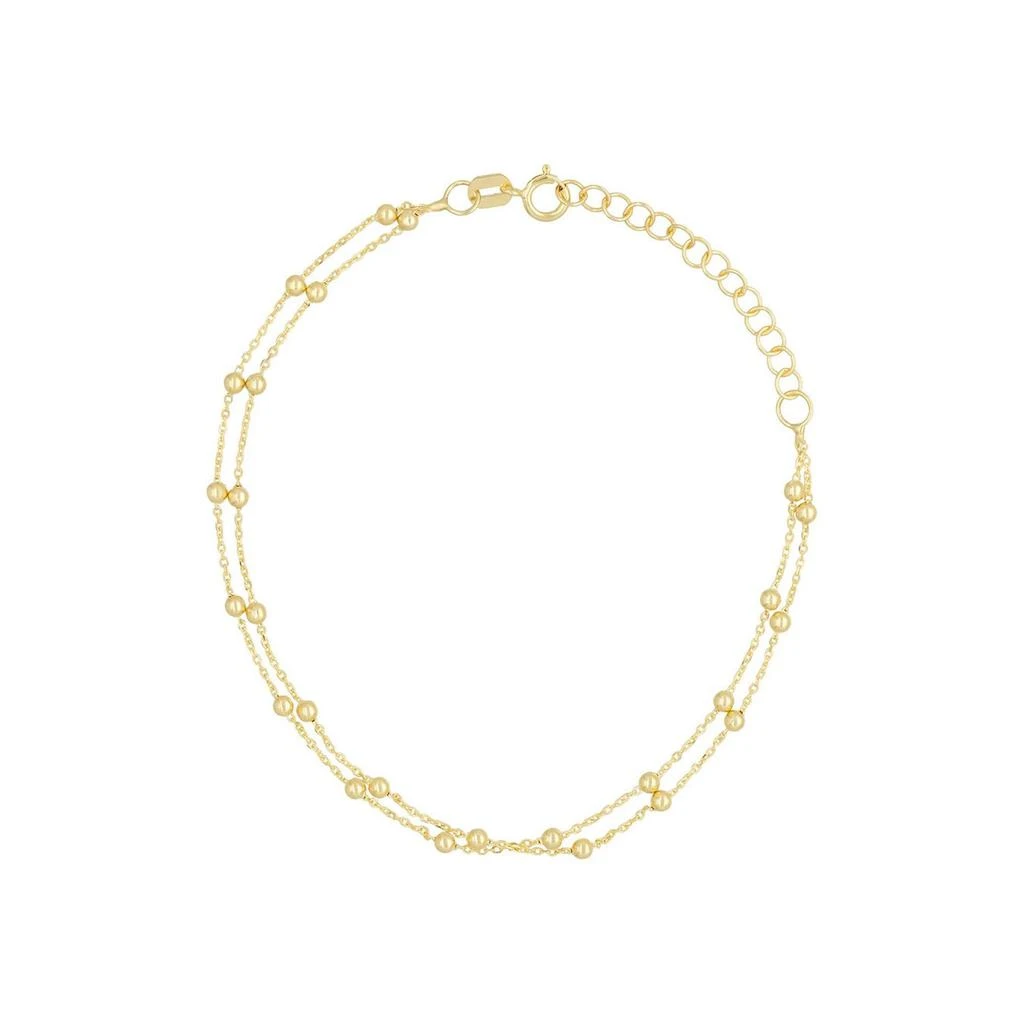 Diamond
Co Bracelet Double Chaîne Boules En Or Jaune 375/1000 - Or Jaune 375/1000