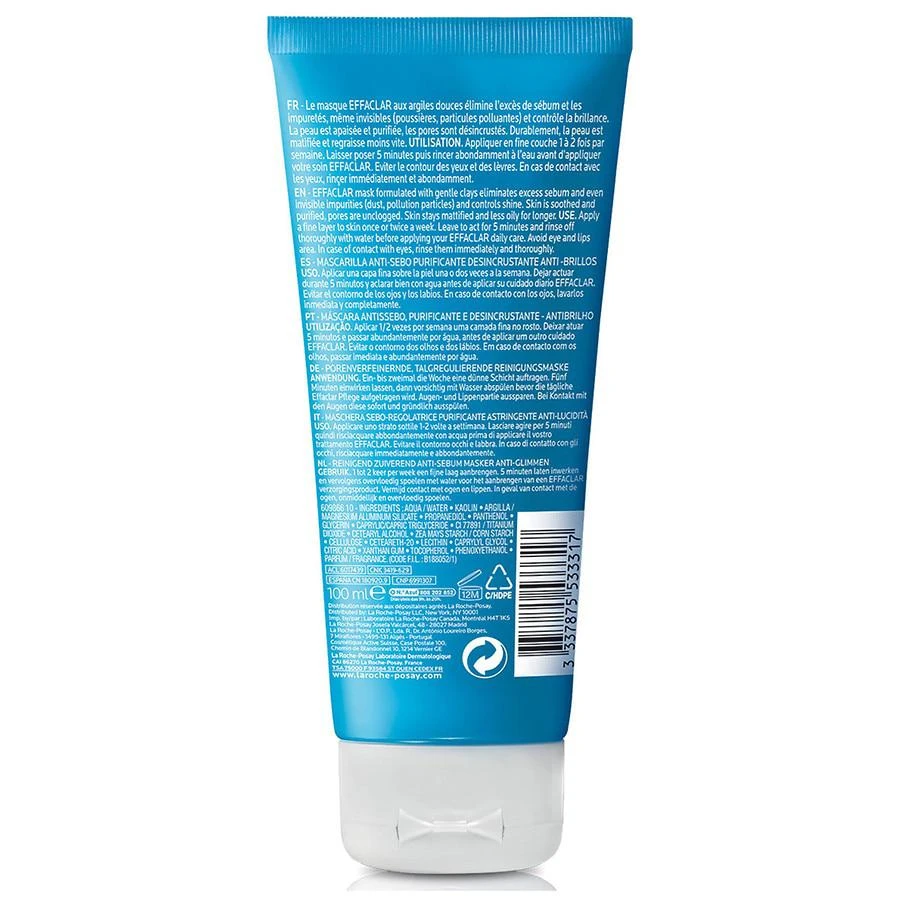 La Roche-Posay Effaclar Clay Face Mask for Oily Skin and Shine Control 2
