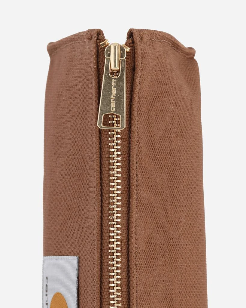 Carhartt WIP Canvas Pencil Case Hamilton Brown 5