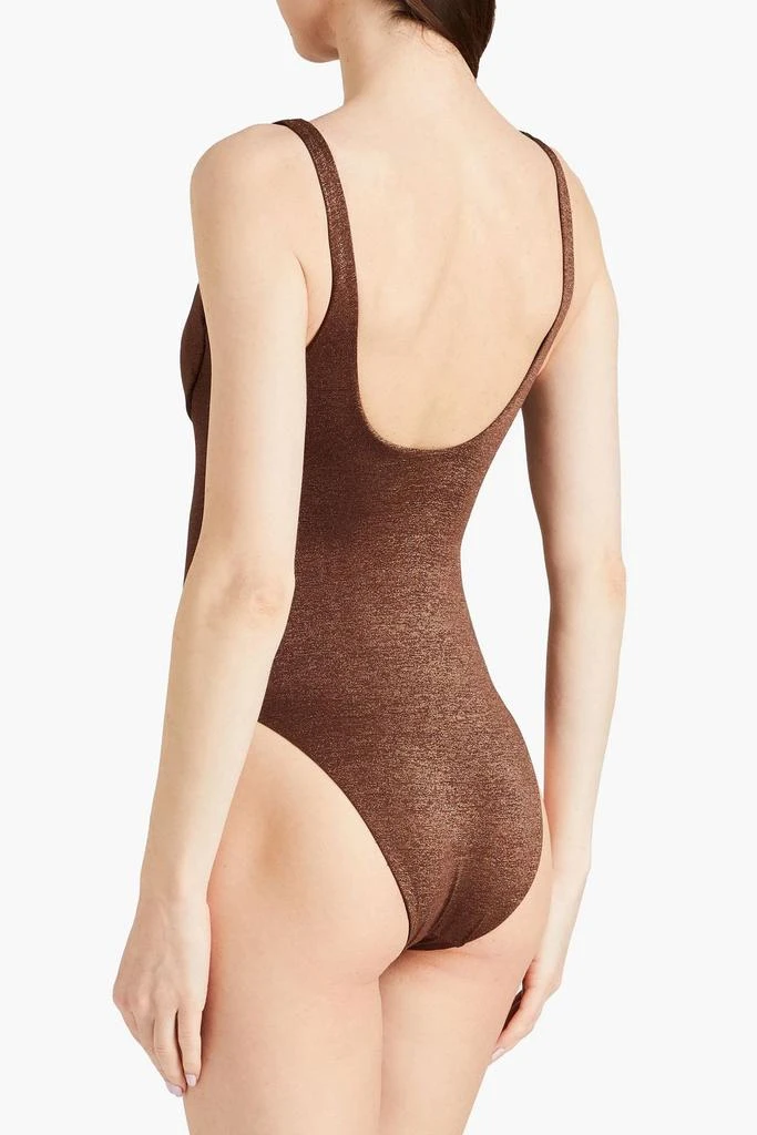 Onia Vida metallic underwired swimsuit 3
