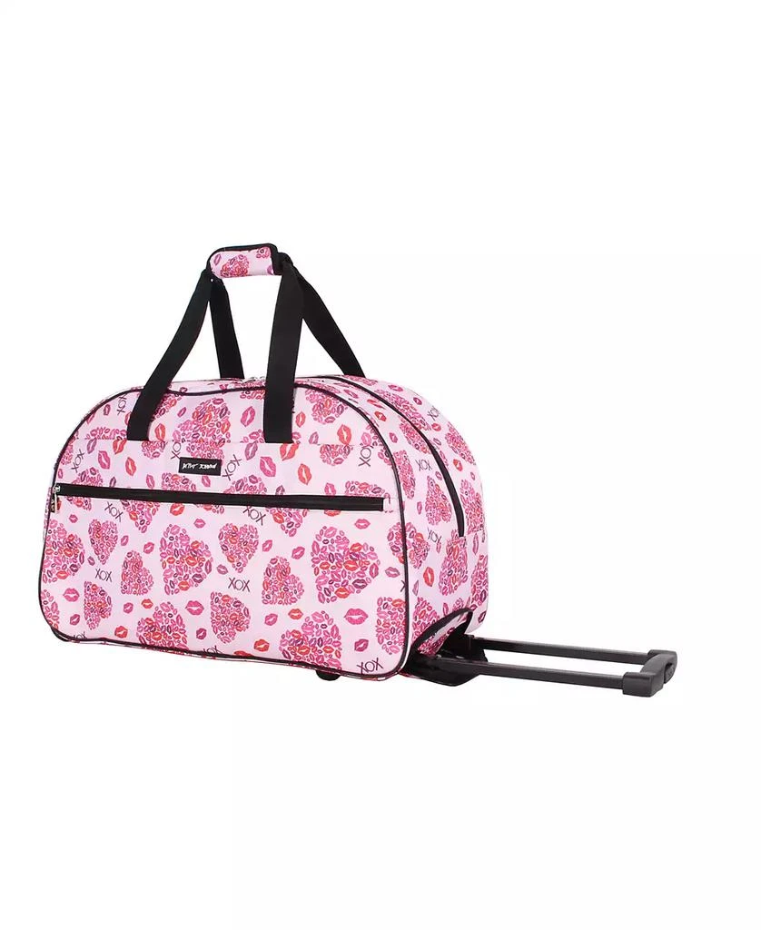 Betsey Johnson Carry-On Softside Rolling Duffel Bag 1