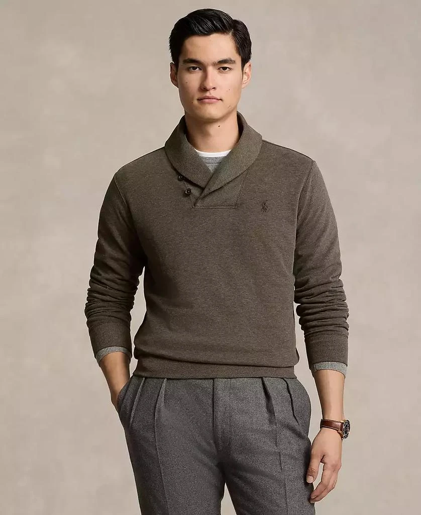 Ralph Lauren Men's Luxury Jersey Shawl-Collar Pullover 1