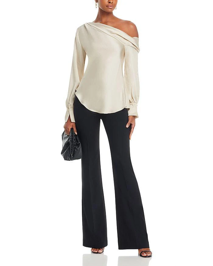 SIMKHAI SMIKHAI Alice Draped One Shoulder Top 2