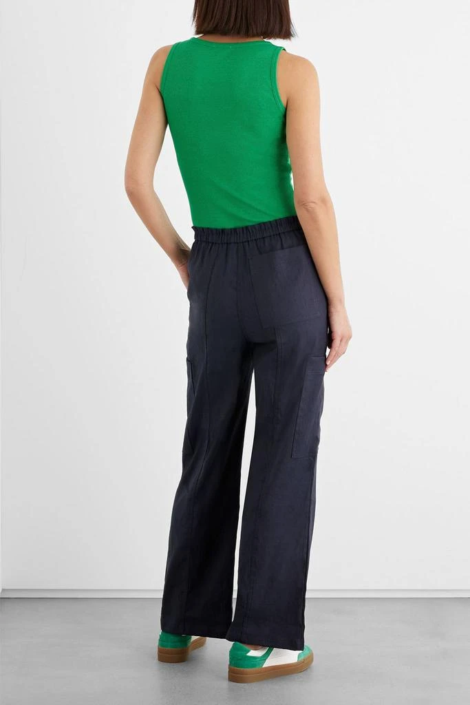 IRIS & INK Leila linen-blend twill cargo pants 3