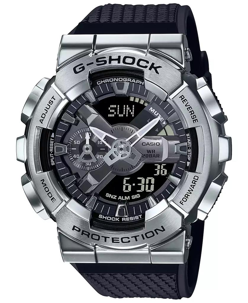 G-Shock Men's Analog-Digital Black Resin Strap 52mm, GM110-1A