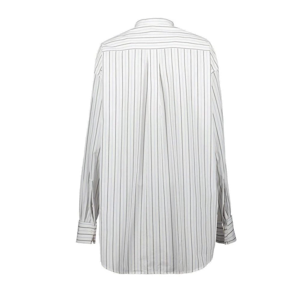 AMI AMI Paris Long-Sleeved Striped Oversized Shirt 2