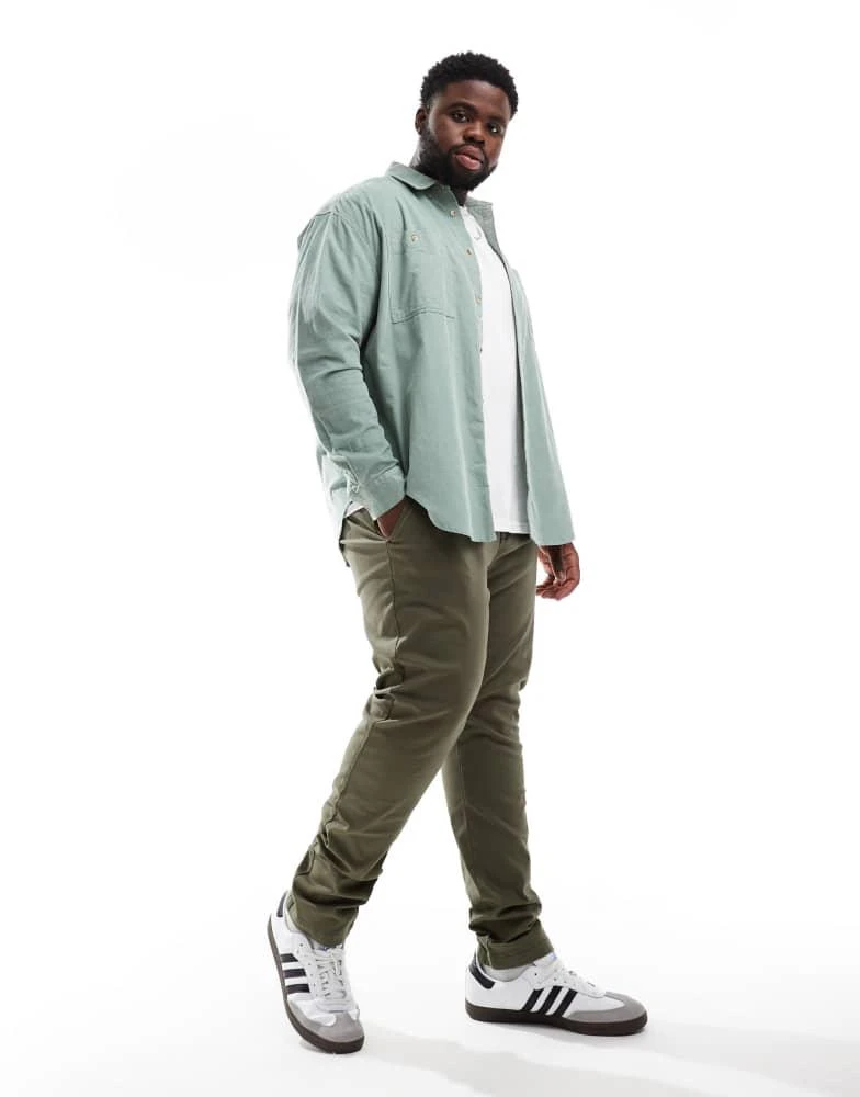 ASOS ASOS DESIGN skinny fit chinos in khaki 2