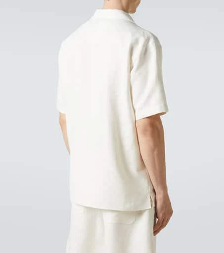 Gucci Linen-blend bowling shirt 4