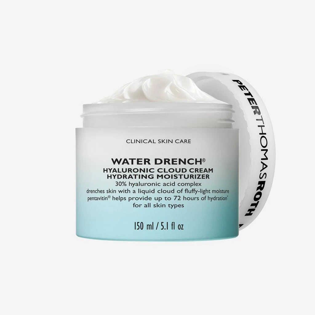 Peter Thomas Roth Mega-Size Water Drench Hyaluronic Cloud Cream Hydrating Moisturizer|150 ml / 5.1 fl oz