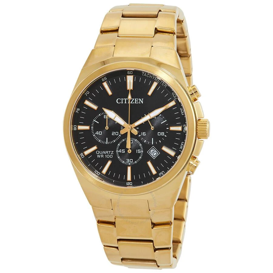 Citizen Chronograph Quartz Black Dial Men's Watch AN8173-51E 1
