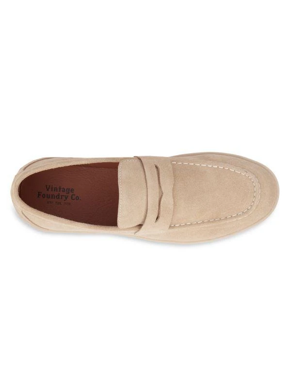 Vintage Foundry Edmund Suede Penny Loafers 2