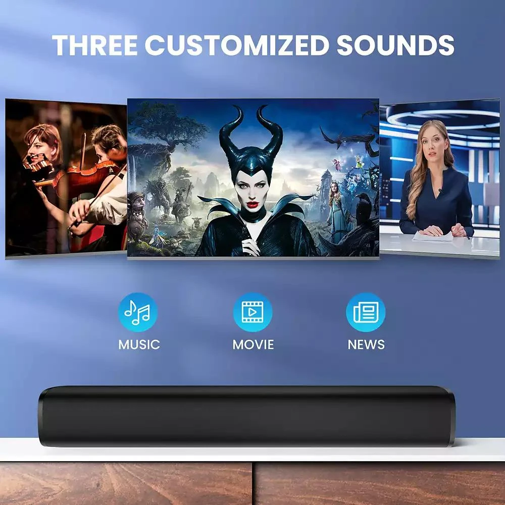Cowin TV Sound Bar Bluetooth Surround Sound 17Inch 7