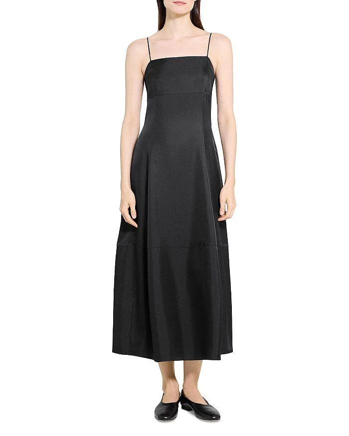 Theory Silk Parachute Skirt Dress
