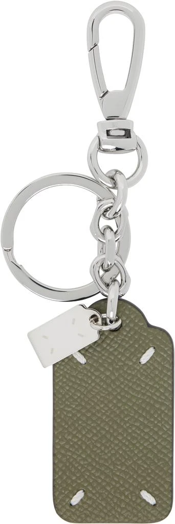 MAISON MARGIELA Silver
Khaki Double Tag Small Keychain 2