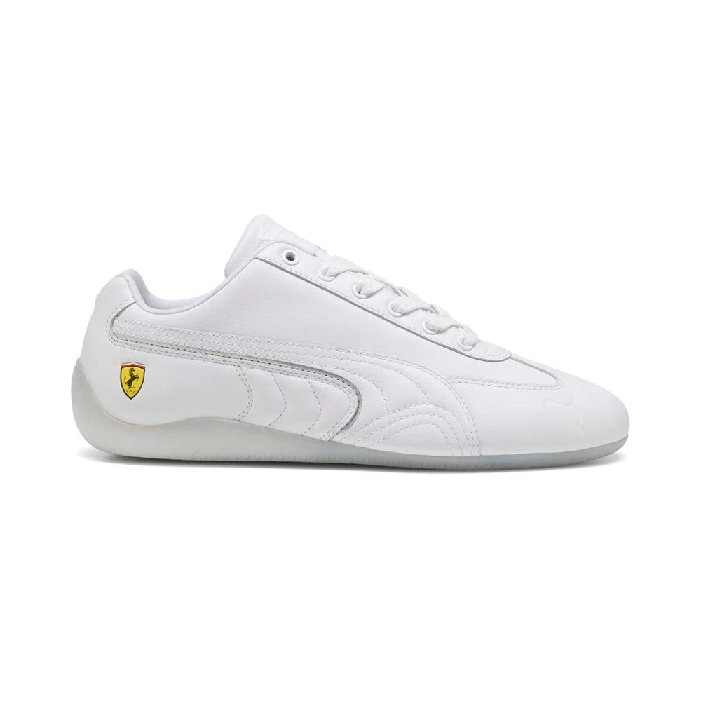 Puma Scuderia Ferrari Speedcat Miami White Lace Up Sneakers