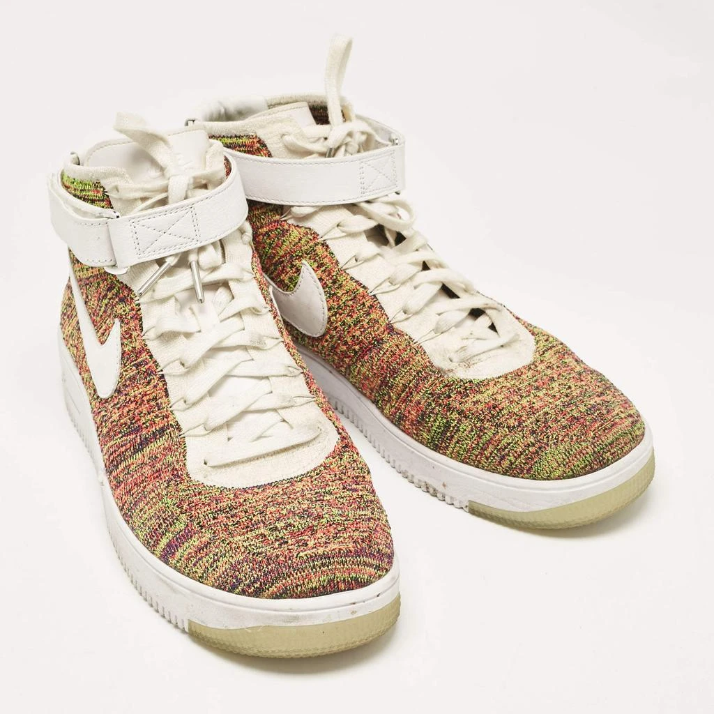 Jordan Air Jordans Multicolor Fabric and Leather Air Force High Top Sneakers Size 46 4