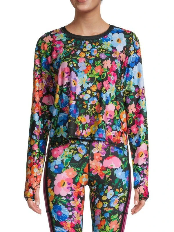 Johnny Was Wild Bloom Floral Long-Sleeve T-Shirt 1