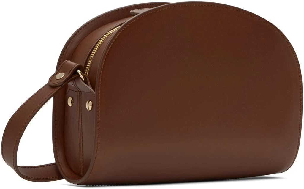 A.P.C. Brown Demi-Lune Bag 3