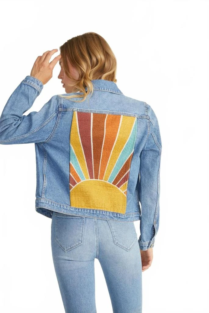 DRIFTWOOD Relaxed Novelty Denim Jacket In Sundaze 2
