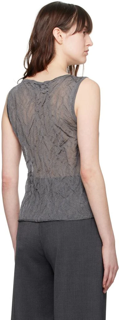 Filippa K Gray Crinkled Tank Top 3