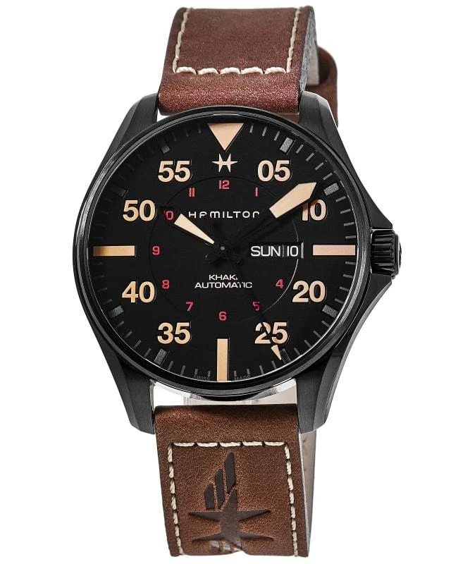 Hamilton Hamilton Khaki Pilot Day Date Auto Men's Watch H64705531 1